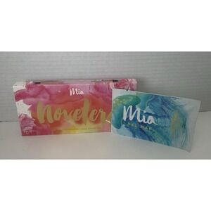 Mia Del Mar Novelera 12 Color Eyeshadow Palette /duel ended brush free mask P4